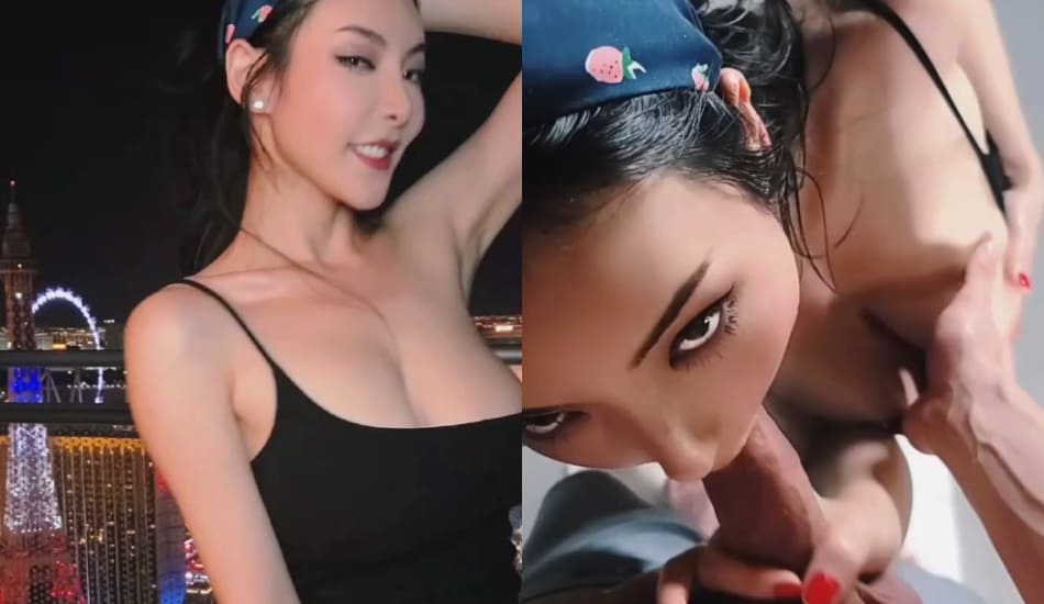 豪乳網紅女神_譚曉彤_月付費私拍_豪乳網紅女神_譚曉彤_私拍_酒店陽台風騷露出_露天陽台跪舔